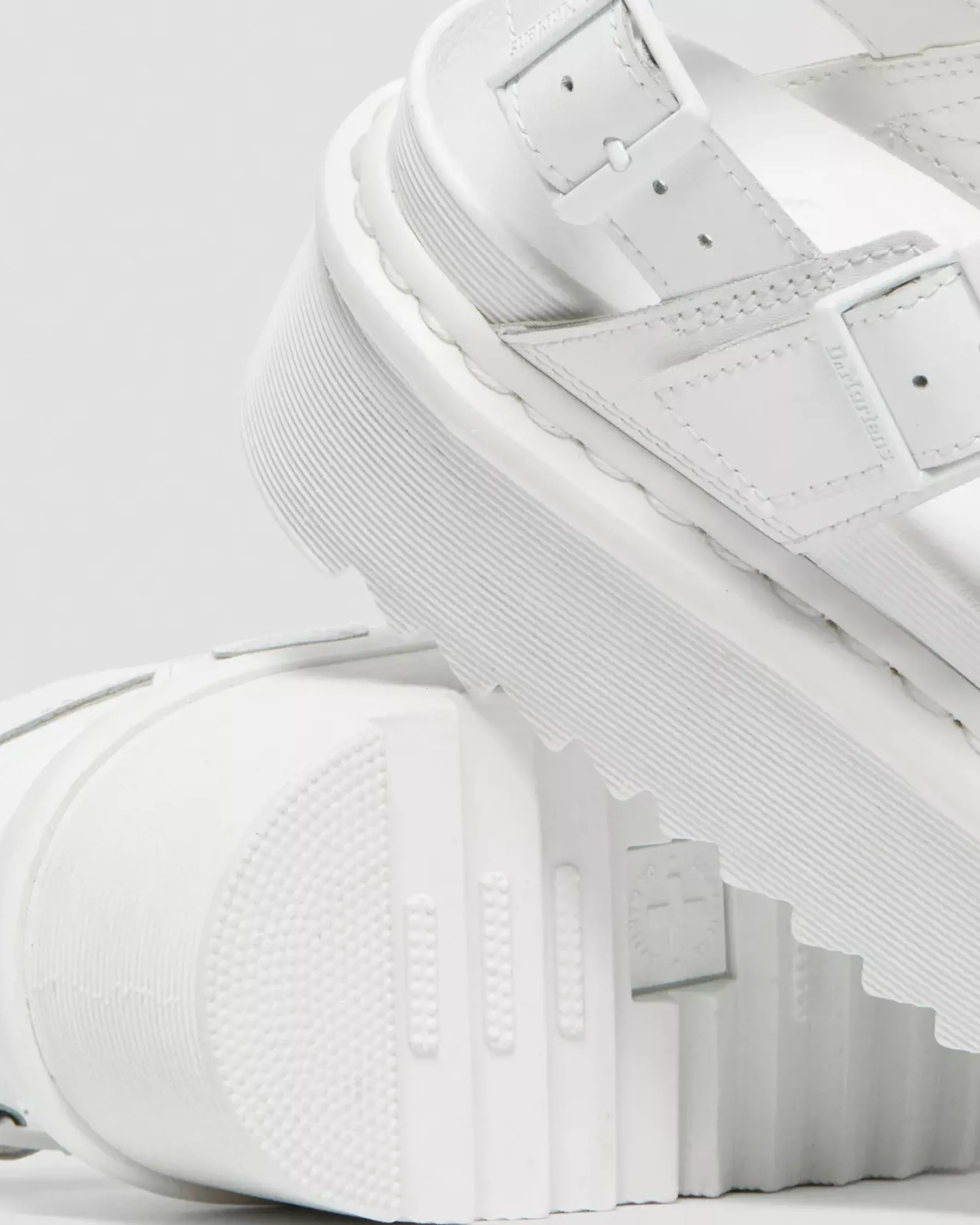 Sale|Platform Sandals>Dr. Martens Voss Mono Leather Platform Strap Sandals White — Hydro Leather