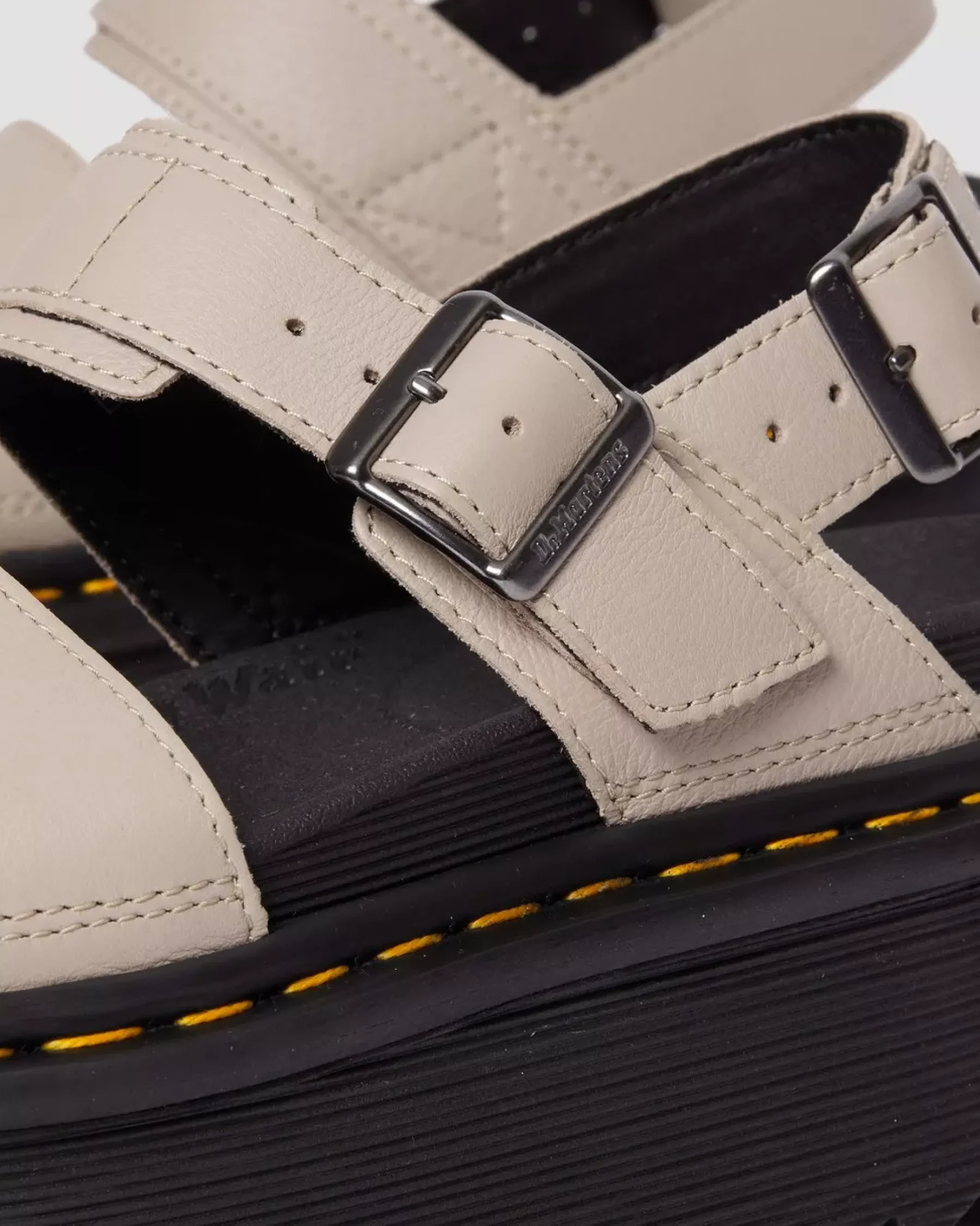Platform Sandals|Strap Sandals>Dr. Martens Voss Leather Platform Sandals Pisa