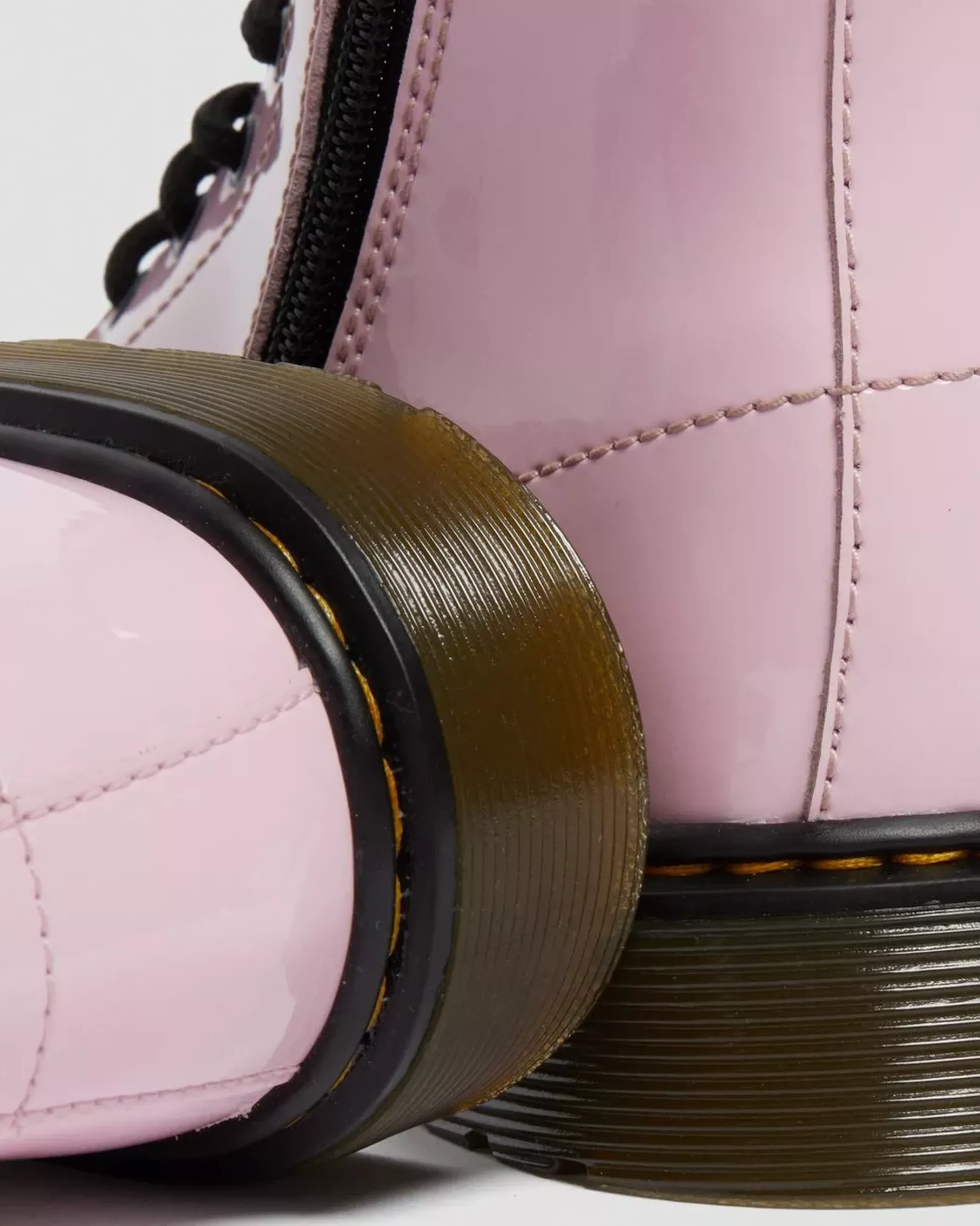 Glitter & Patent Boots|School Styles>Dr. Martens Youth 1460 Patent Leather Lace Up Boots Pale Pink — Patent Leather