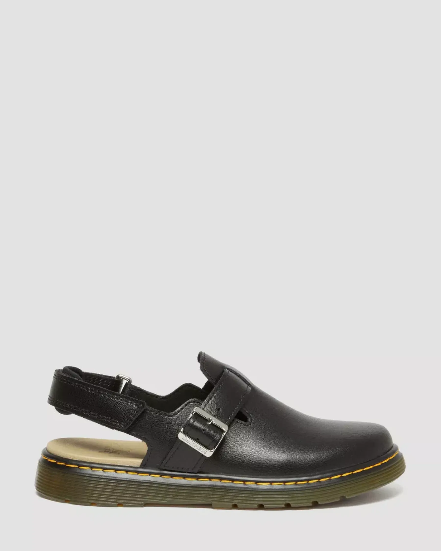 Glitter & Patent Boots|Youth / 8-14 Years>Dr. Martens Youth Jorgie Leather Slingback Mules Black — T Lamper