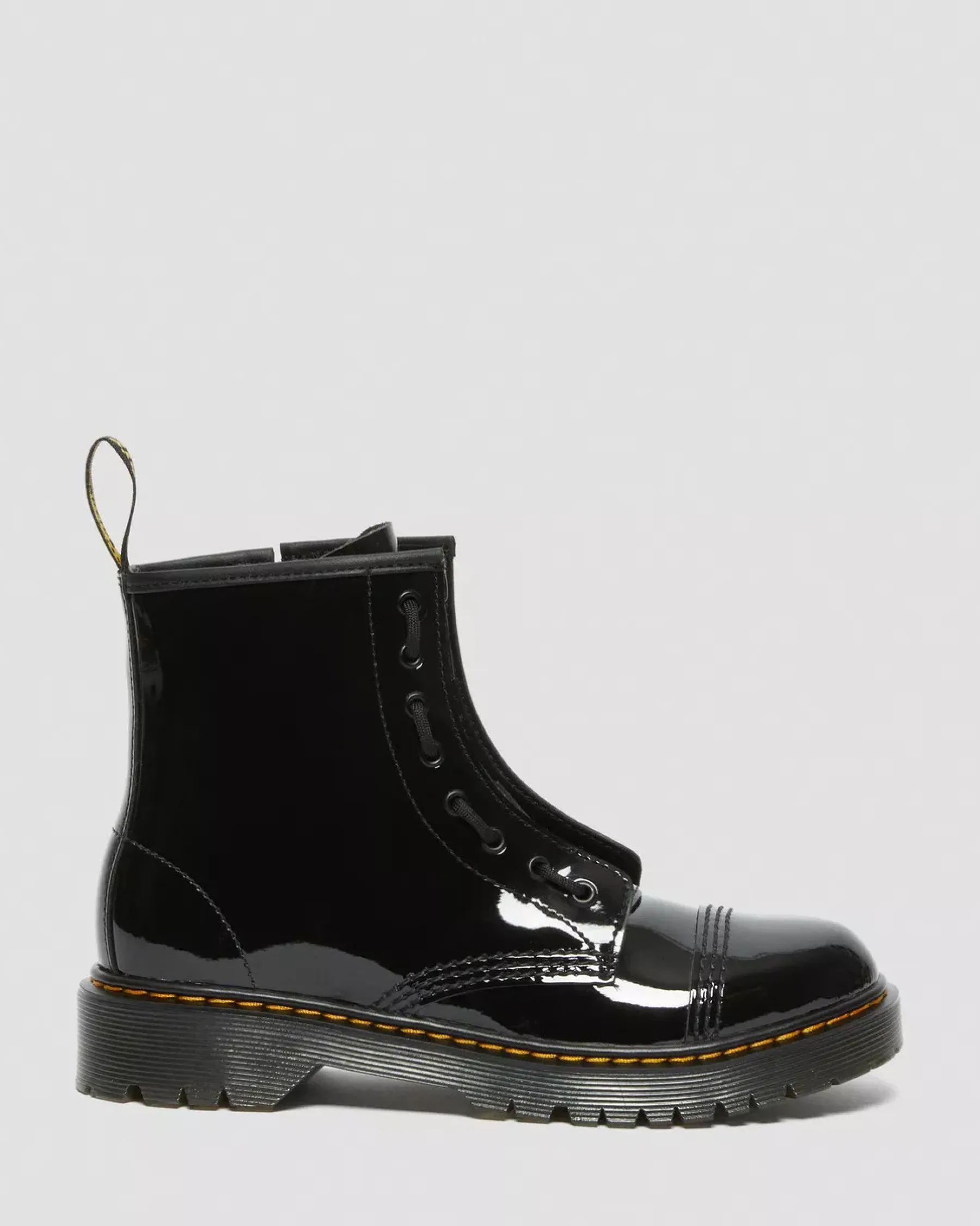 Glitter & Patent Boots|Youth / 8-14 Years>Dr. Martens Youth Sinclair Bex Patent Leather Boots Black — Patent Leather