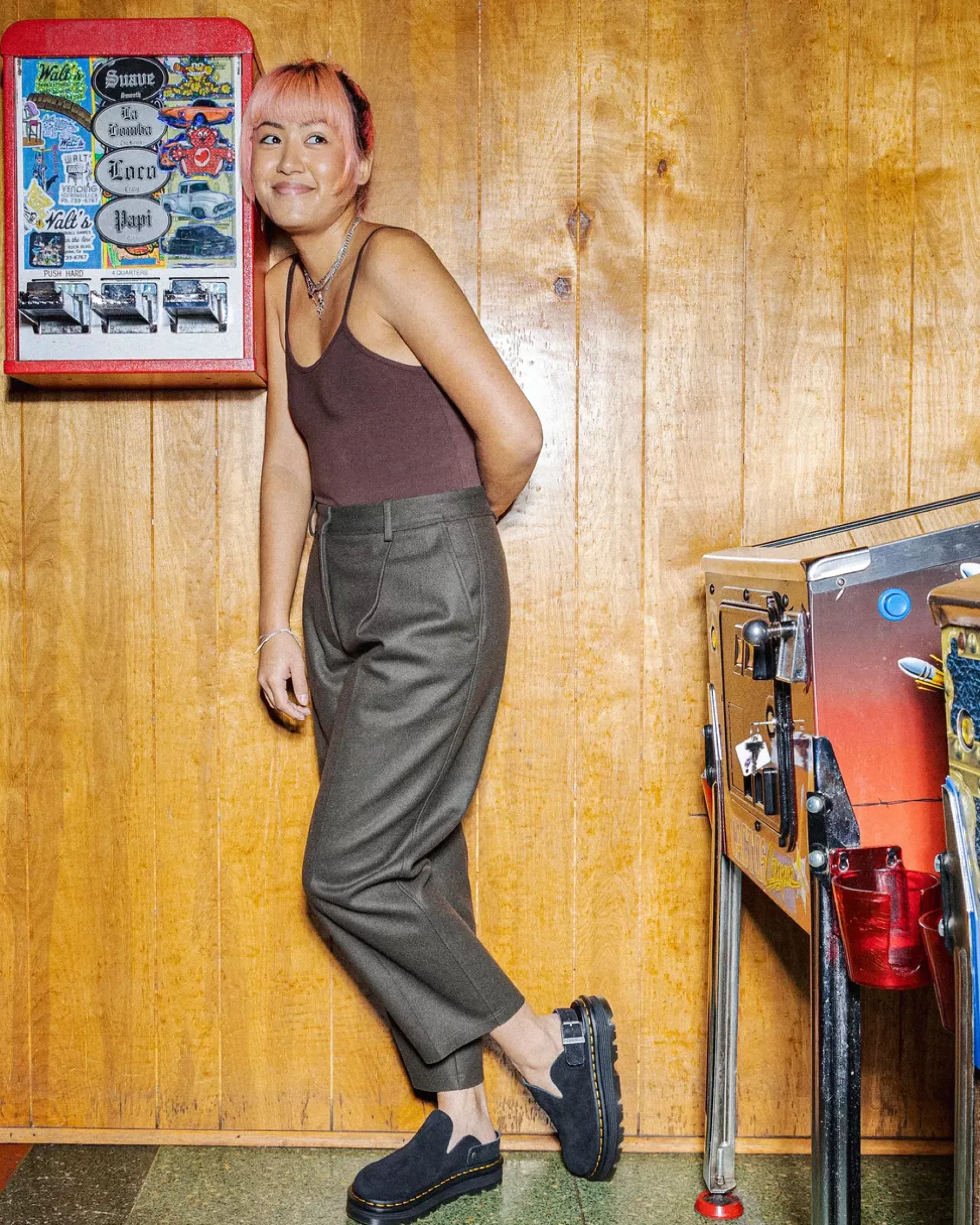 Mules & Slides|Sandals>Dr. Martens Zebzag Suede Casual Slingback Platform Mules Black — E.H.Suede